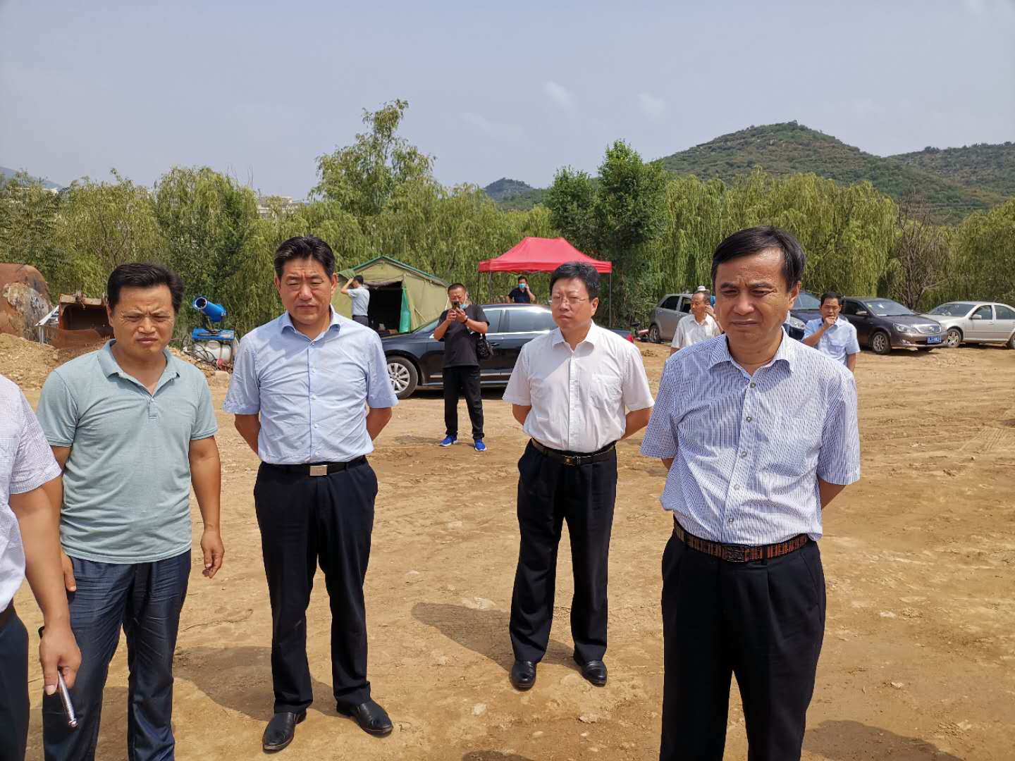 省应急管理厅赵卫东副厅长调研山东省泰安市泰山区域森林火灾应急能力